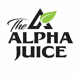 THE A ALPHA JUICE logo