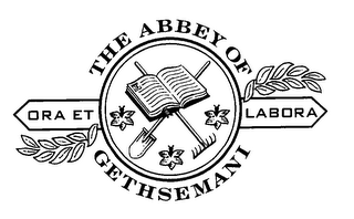 THE ABBEY OF GETHSEMANI ORA ET LABORA logo