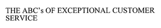 THE ABC'S OF EXCEPTIONAL CUSTOMER SERVICE logo
