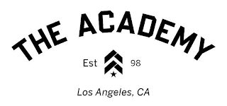 THE ACADEMY EST 98 LOS ANGELES, CA logo