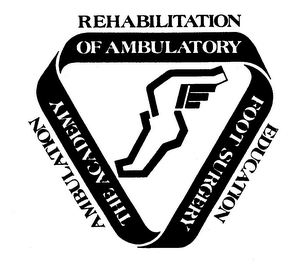 THE ACADEMY OF AMBULATORY FOOT SURGERY AMBULATION REHABILITATION EDUCATION logo