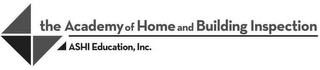 THE ACADEMY OF HOME AND BUILDING INSPECTION ASHI EDUCATION, INC. logo