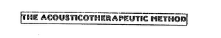 THE ACOUSTICOTHERAPEUTIC METHOD logo