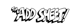 THE ADD SHEET! logo