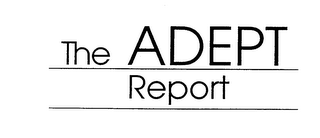 THE ADEPT REPORT logo