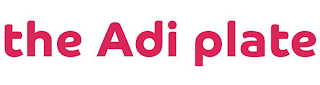 THE ADI PLATE logo