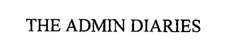THE ADMIN DIARIES logo