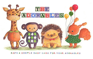 THE ADORABLES SAFE & GENTLE BABY CARE FOR YOUR ADORABLES logo