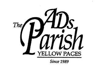 THE ADS PARISH YELLOW PAGES SINCE1989 logo