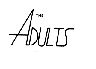 THE ADULTS logo