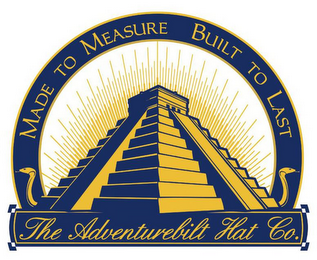 THE ADVENTUREBILT HAT CO. MADE TO MEASURE BUILT TO LAST logo