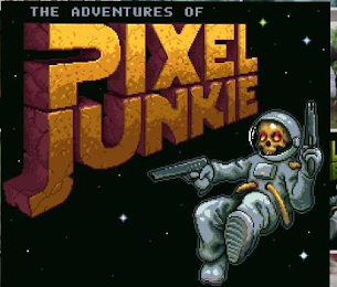 THE ADVENTURES OF PIXEL JUNKIE logo