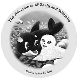 THE ADVENTURES OF ZEALY AND WHUBBA CREATED BY ROE DE PINTO logo