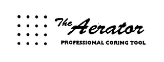 THE AERATOR PROFESSIONAL CORING TOOL logo