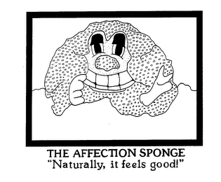 THE AFFECTION SPONGE "NATURALLY, IT FEELS GOOD!" logo