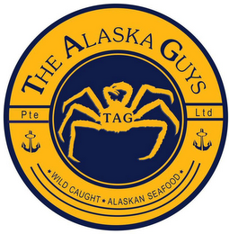 THE ALASKA GUYS PTE TAG LTD WILD CAUGHTALASKAN SEAFOOD logo