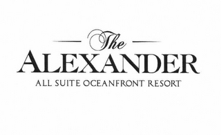 THE ALEXANDER ALL SUITE OCEANFRONT RESORT logo