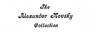 THE ALEXANDER NEVSKY COLLECTION logo