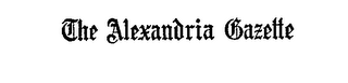 THE ALEXANDRIA GAZETTE logo