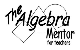 THE ALGEBRA MENTOR FOR TEACHERS logo