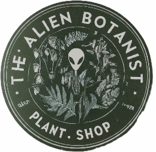 • THE • ALIEN BOTANIST PLANT • SHOP logo
