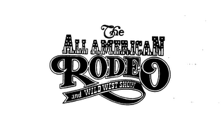 THE ALL AMERICAN RODEO AND WILD WEST SHOW logo