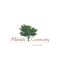 THE ALLENDALE COMMUNITY FOR SENIOR LIVING CARE YOU CAN TRUST logo
