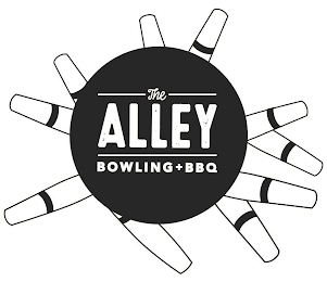 THE ALLEY BOWLING + BBQ logo