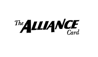 THE ALLIANCE CARD logo
