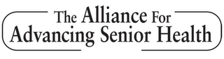 THE ALLIANCE FOR ADVANCING SENIOR HEALTH logo