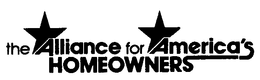 THE ALLIANCE FOR AMERICA'S HOMEOWNERS logo