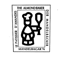 THE ALMOND BAKER DER MANDELBACKER MANDELBAGAR'N LE PATISSIER D'AMANDES logo
