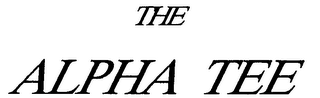 THE ALPHA TEE logo