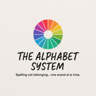 THE ALPHABET SYSTEM SPELLING OUT BELONGING... ONE SOUND AT A TIME. logo