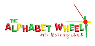 THE ALPHABET WHEEL WITH LEARNING CLOCK logo