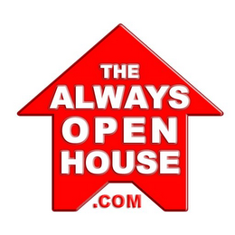 THE ALWAYS OPEN HOUSE .COM logo