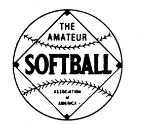 THE AMATEUR SOFTBALL ASSOCIATION OF AMERICA logo