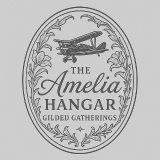THE AMELIA HANGAR GILDED GATHERINGS logo