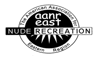 THE AMERICAN ASSOCIATION FOR NUDE RECREATION EASTERN REGION AANR EAST logo