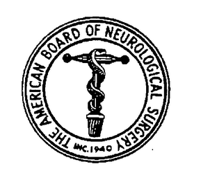 THE AMERICAN BOARD OF NEUROLOGICAL SURGERY INC. 1940 logo