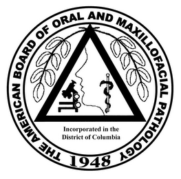 THE AMERICAN BOARD OF ORAL AND MAXILLOFACIAL PATHOLOGY 1948 INCORPORATED IN THE DISTRICT OF COLUMBIA logo