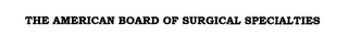 THE AMERICAN BOARD OF SURGICAL SPECIALTIES logo