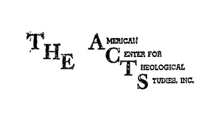 THE AMERICAN CENTER FOR THEOLOGICAL STUDIES, INC. logo