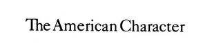 THE AMERICAN CHARACTER logo
