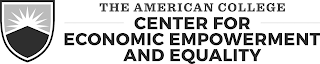 THE AMERICAN COLLEGE CENTER FOR ECONOMIC EMPOWERMENT AND EQUALITY logo