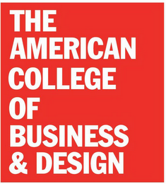 THE AMERICAN COLLEGE OF BUSINESS & DESIGN logo