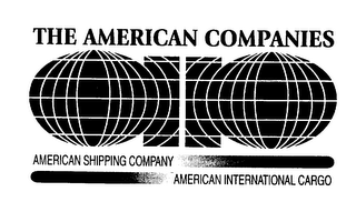 THE AMERICAN COMPANIES AMERICAN SHIPPING COMPANY AMERICAN INTERNATIONAL CARGO logo