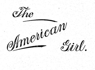 THE AMERICAN GIRL. logo