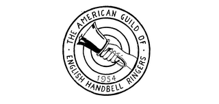 THE AMERICAN GUILD OF ENGLISH HANDBELL RINGERS 1954 logo