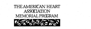 THE AMERICAN HEART ASSOCIATION MEMORIAL PROGRAM logo